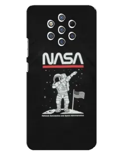 Чохол для Nokia 9 з картинкою «NASA — крокуємо по Місяцю»