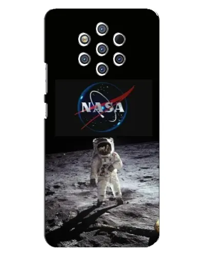 Чохол для Nokia 9 з картинкою «Астронавт на Місяці»