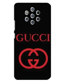 Чохол для Nokia 9 з картинкою «Gucci — червоний логотип»