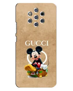 Чохол для Nokia 9 з картинкою «Міккі Маус Gucci — крафт»