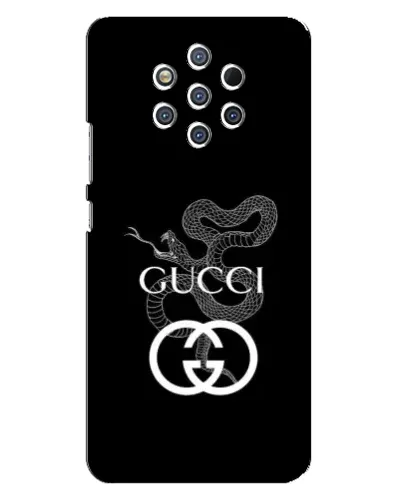 Чохол для Nokia 9 з картинкою «Gucci — срібна змія»