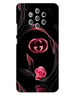 Чохол для Nokia 9 з картинкою «Gucci — неонова троянда»