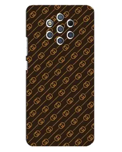 Чохол для Nokia 9 з картинкою «Gucci — золоті діагоналі»