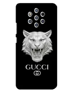 Чохол для Nokia 9 з картинкою «Gucci — срібний лев»