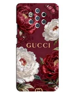 Чохол для Nokia 9 з картинкою «Gucci — бордові троянди»