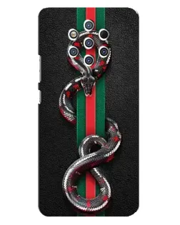 Чохол для Nokia 9 з картинкою «Gucci — змія на смузі»
