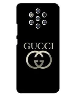 Чохол для Nokia 9 з картинкою «Gucci — золото на чорному»