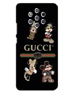 Чохол для Nokia 9 з картинкою «Gucci — герої Disney та монограма»