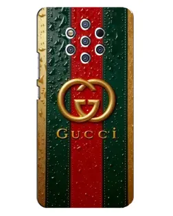 Чохол для Nokia 9 з картинкою «Gucci — фірмова смуга та золото»