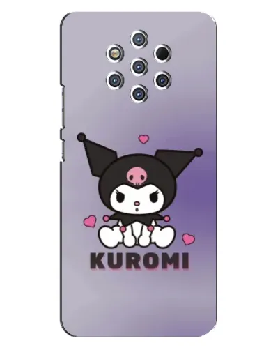 Чехол для Nokia 9 с картинкой «Kuromi — фиолетовый арт» Чехол для Nokia 9 с картинкой «Kuromi — фиолетовый арт»