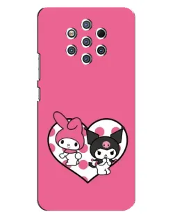 Чехол для Nokia 9 с картинкой «Kuromi и My Melody»