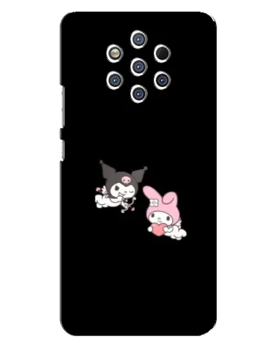Чехол для Nokia 9 с картинкой «My Melody и Kuromi» Чехол для Nokia 9 с картинкой «My Melody и Kuromi»