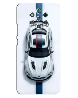 Чехол для Nokia 9 с картинкой «Вид сверху — BMW M»