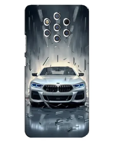 Чехол для Nokia 9 с картинкой «BMW в свете фар» Чехол для Nokia 9 с картинкой «BMW в свете фар»