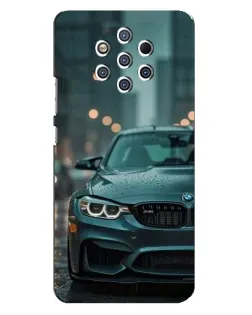 Чехол для Nokia 9 с картинкой «BMW в огнях города»