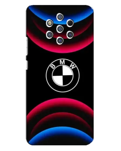 Чехол для Nokia 9 с картинкой «Логотип BMW и неоновые дуги» Чехол для Nokia 9 с картинкой «Логотип BMW и неоновые дуги»