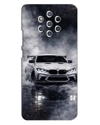Чехол для Nokia 9 с картинкой «BMW сквозь туман» Чехол для Nokia 9 с картинкой «BMW сквозь туман»