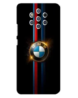 Чехол для Nokia 9 с картинкой «BMW M-Power неон»