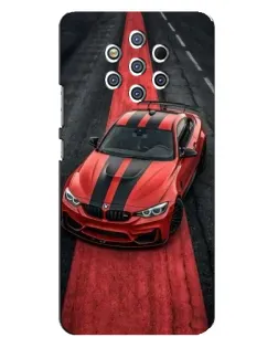 Чехол для Nokia 9 с картинкой «BMW на красной дорожке»
