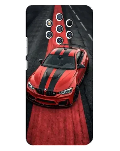 Чехол для Nokia 9 с картинкой «BMW на красной дорожке» Чехол для Nokia 9 с картинкой «BMW на красной дорожке»