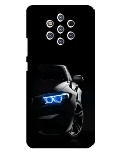 Чехол для Nokia 9 с картинкой «BMW — ночной взгляд» Чехол для Nokia 9 с картинкой «BMW — ночной взгляд»