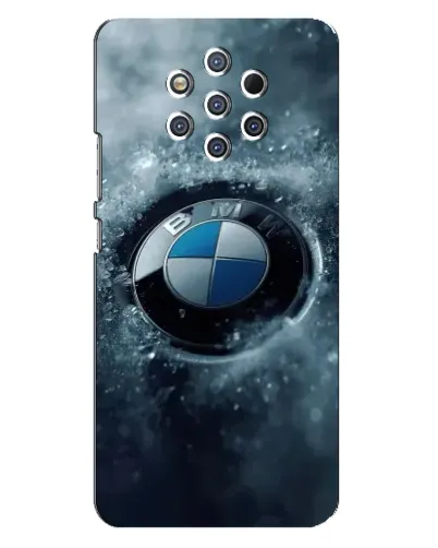 Чехол для Nokia 9 с картинкой «Логотип BMW — лед» Чехол для Nokia 9 с картинкой «Логотип BMW — лед»