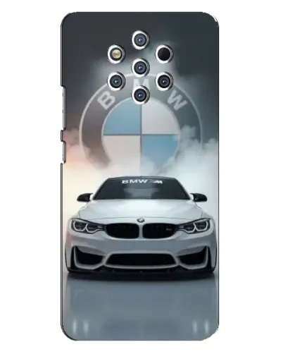 Чехол для Nokia 9 с картинкой «BMW в белом дыму» Чехол для Nokia 9 с картинкой «BMW в белом дыму»