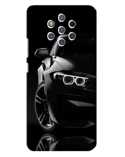 Чехол для Nokia 9 с картинкой «Черная BMW — профиль» Чехол для Nokia 9 с картинкой «Черная BMW — профиль»