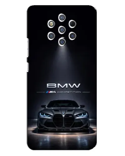 Чехол для Nokia 9 с картинкой «BMW сквозь ночной город» Чехол для Nokia 9 с картинкой «BMW сквозь ночной город»