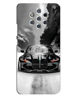 Чехол для Nokia 9 с картинкой «BMW — акварельный дрифт» Чехол для Nokia 9 с картинкой «BMW — акварельный дрифт»