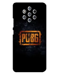 Чехол для Nokia 9 с картинкой «PUBG — золотой логотип»