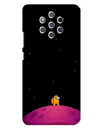 Чехол для Nokia 9 с картинкой «Одинокий герой на планете» Чехол для Nokia 9 с картинкой «Одинокий герой на планете»