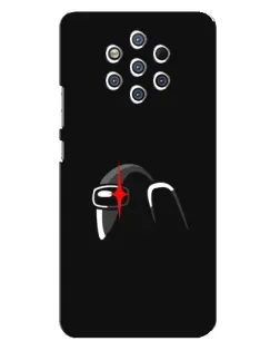 Чехол для Nokia 9 с картинкой «Among Us шлем» Чехол для Nokia 9 с картинкой «Among Us шлем»