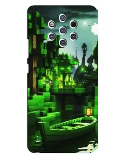 Чехол для Nokia 9 с картинкой «Minecraft лесной пейзаж» Чехол для Nokia 9 с картинкой «Minecraft лесной пейзаж»