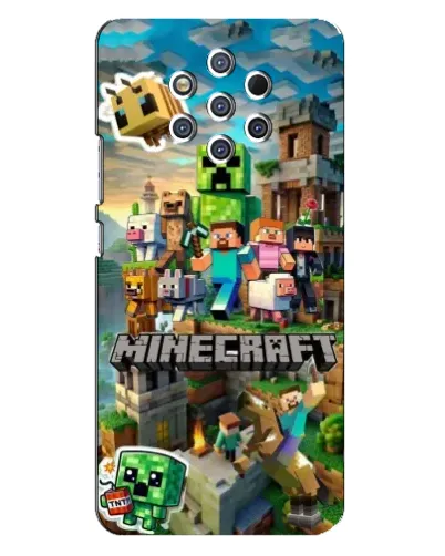 Чехол для Nokia 9 с картинкой «Замок Minecraft» Чехол для Nokia 9 с картинкой «Замок Minecraft»