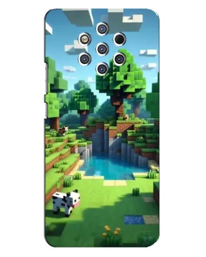 Чехол для Nokia 9 с картинкой «Minecraft летний день» Чехол для Nokia 9 с картинкой «Minecraft летний день»