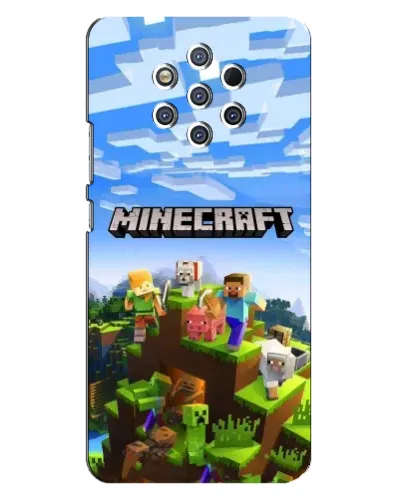 Чехол для Nokia 9 с картинкой «Minecraft классический мир» Чехол для Nokia 9 с картинкой «Minecraft классический мир»