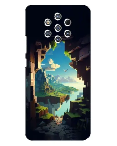Чехол для Nokia 9 с картинкой «Вид из пещеры» Чехол для Nokia 9 с картинкой «Вид из пещеры»