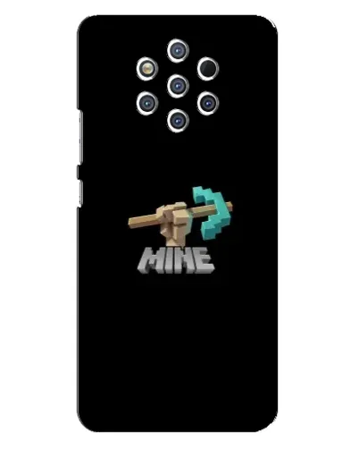 Чехол для Nokia 9 с картинкой «Алмазная кирка» Чехол для Nokia 9 с картинкой «Алмазная кирка»