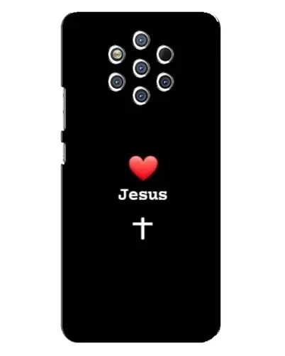 Чехол для Nokia 9 с картинкой «Сердце - Jesus» Чехол для Nokia 9 с картинкой «Сердце - Jesus»