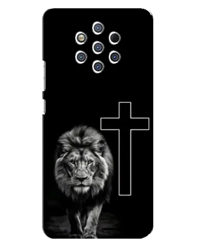 Чехол для Nokia 9 с картинкой «Лев и Крест» Чехол для Nokia 9 с картинкой «Лев и Крест»