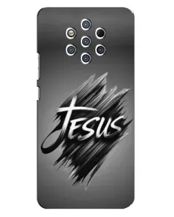 Чехол для Nokia 9 с картинкой «Надпись Jesus Graffiti»