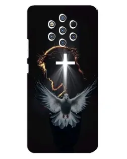 Чехол для Nokia 9 с картинкой «Голубь и Свет»