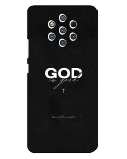 Чехол для Nokia 9 с картинкой «GOD — Бог над всем»