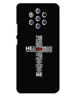 Чехол для Nokia 9 с картинкой «Текстовый крест» Чехол для Nokia 9 с картинкой «Текстовый крест»