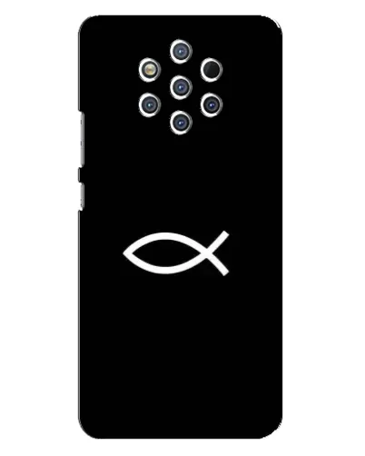 Чехол для Nokia 9 с картинкой «Символ рыбы Jesus» Чехол для Nokia 9 с картинкой «Символ рыбы Jesus»