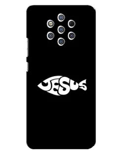 Чехол для Nokia 9 с картинкой «Рыба Jesus» Чехол для Nokia 9 с картинкой «Рыба Jesus»