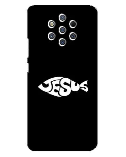 Чехол для Nokia 9 с картинкой «Рыба Jesus» Чехол для Nokia 9 с картинкой «Рыба Jesus»