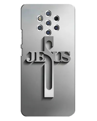 Чехол для Nokia 9 с картинкой «Металлический крест Jesus» Чехол для Nokia 9 с картинкой «Металлический крест Jesus»