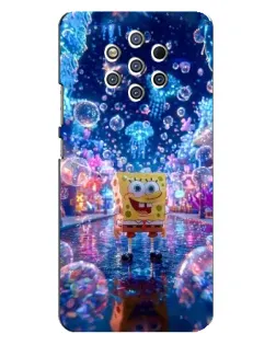 Чехол для Nokia 9 с картинкой «Неоновый океан»